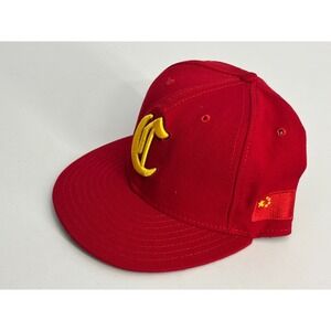 New Era China 59FIFTY Fitted Hat Cap Mens‎ Red World Baseball Classic 7 1/8